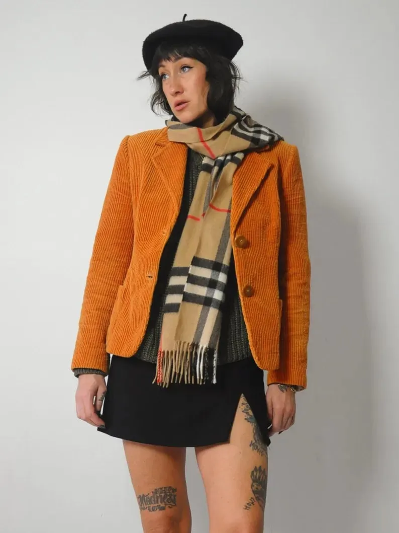 1970's Butterscotch Corduroy Blazer