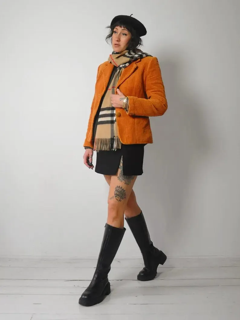 1970's Butterscotch Corduroy Blazer