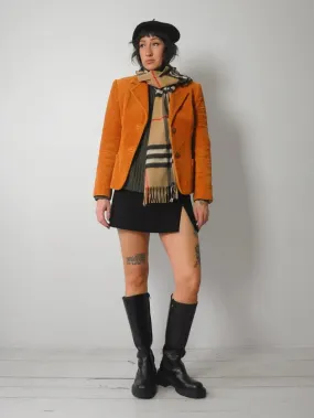 1970's Butterscotch Corduroy Blazer