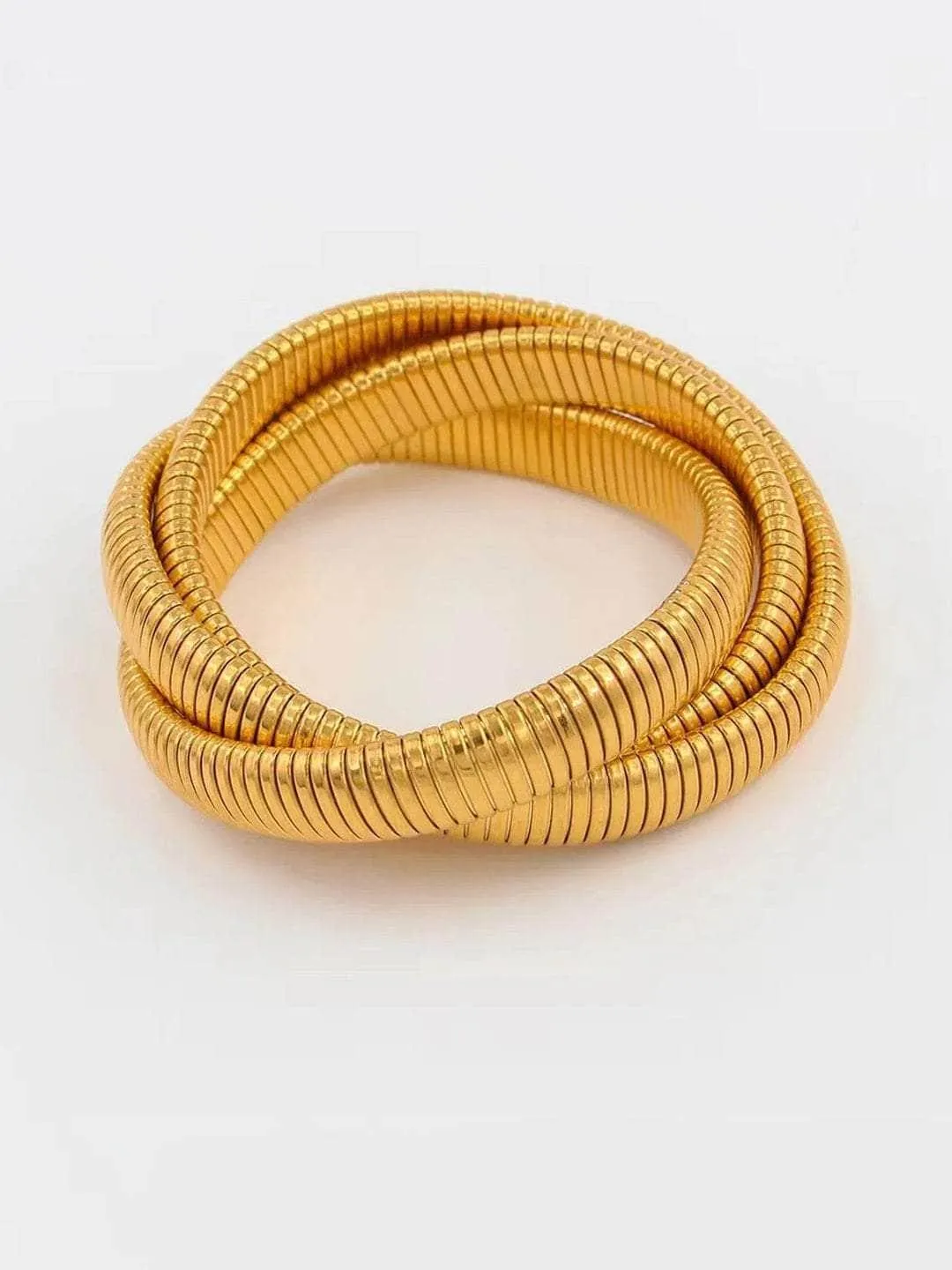 Anusha Mani In Triple Layer Wrap Stretchable Bracelet