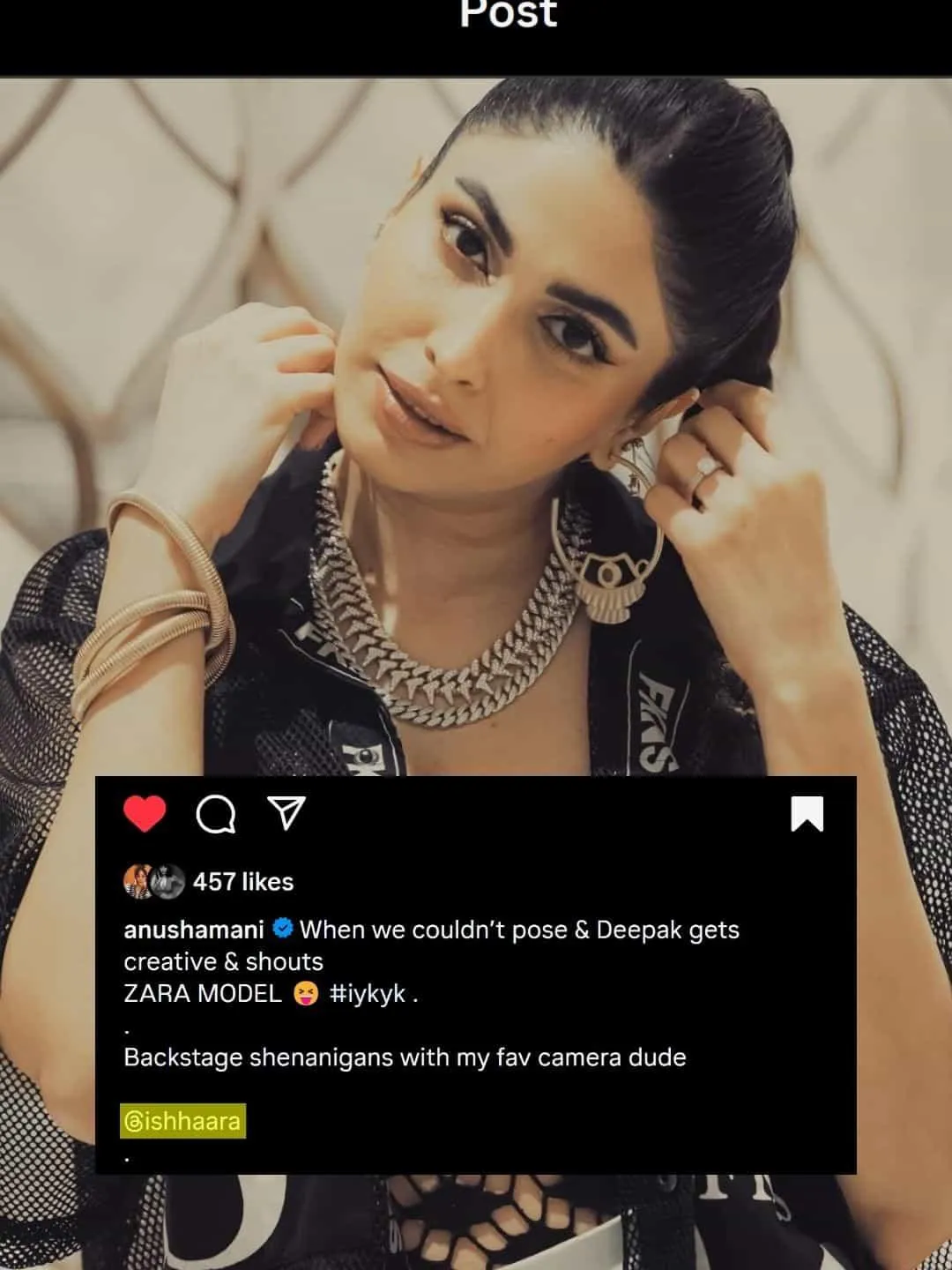 Anusha Mani In Triple Layer Wrap Stretchable Bracelet