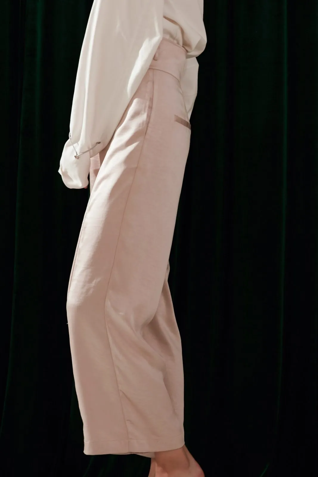 Asymmetric High Waist Pants