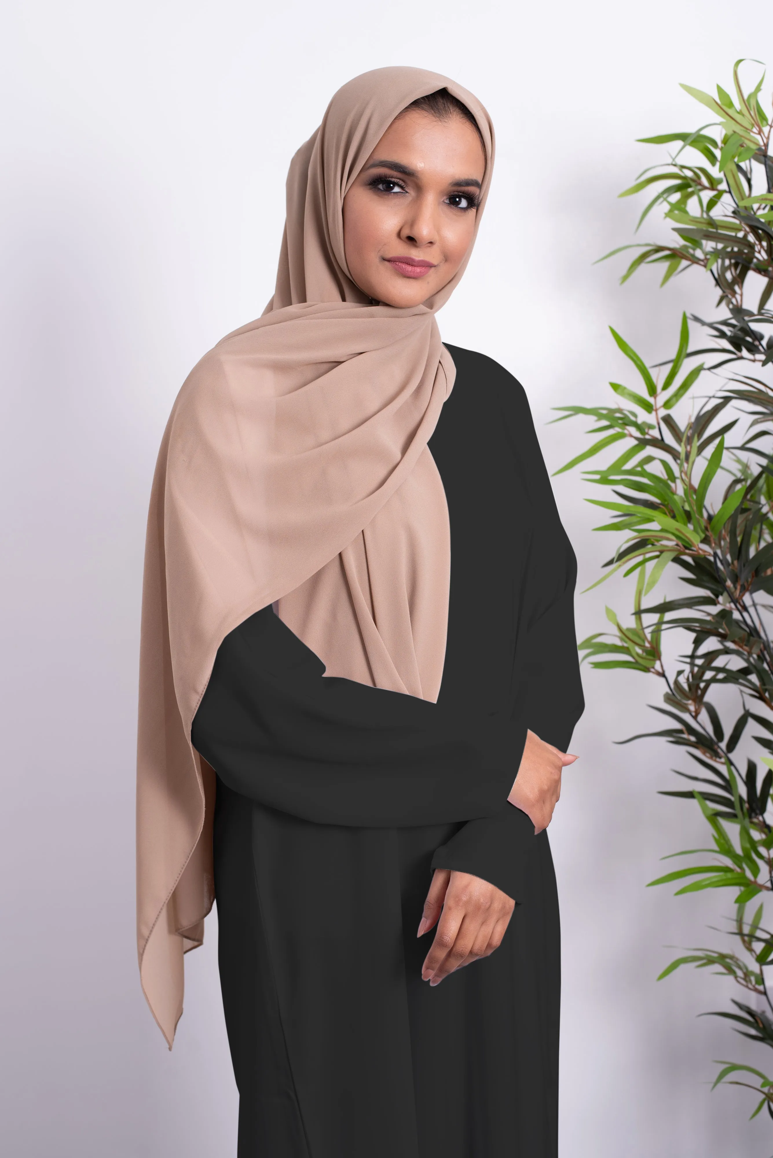 Black Full Sleeve Slip Dress
