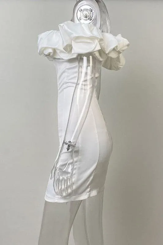 BY171 Off Shoulder Mini Dress