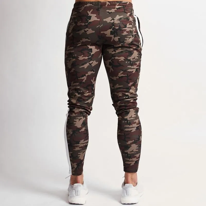 Camo Fitness Sweatpants - Yellow