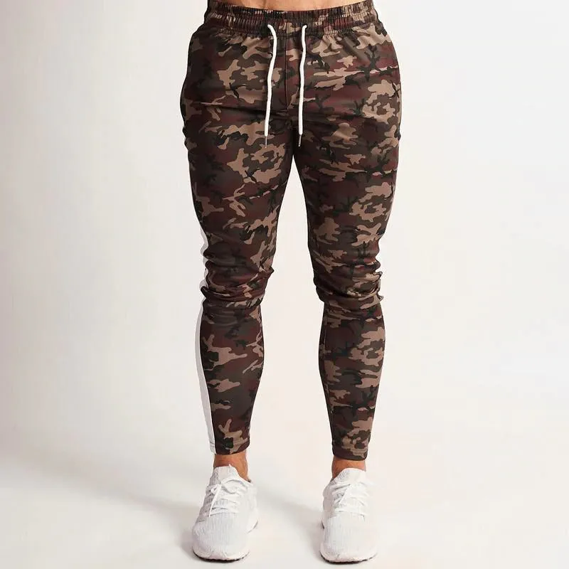 Camo Fitness Sweatpants - Yellow