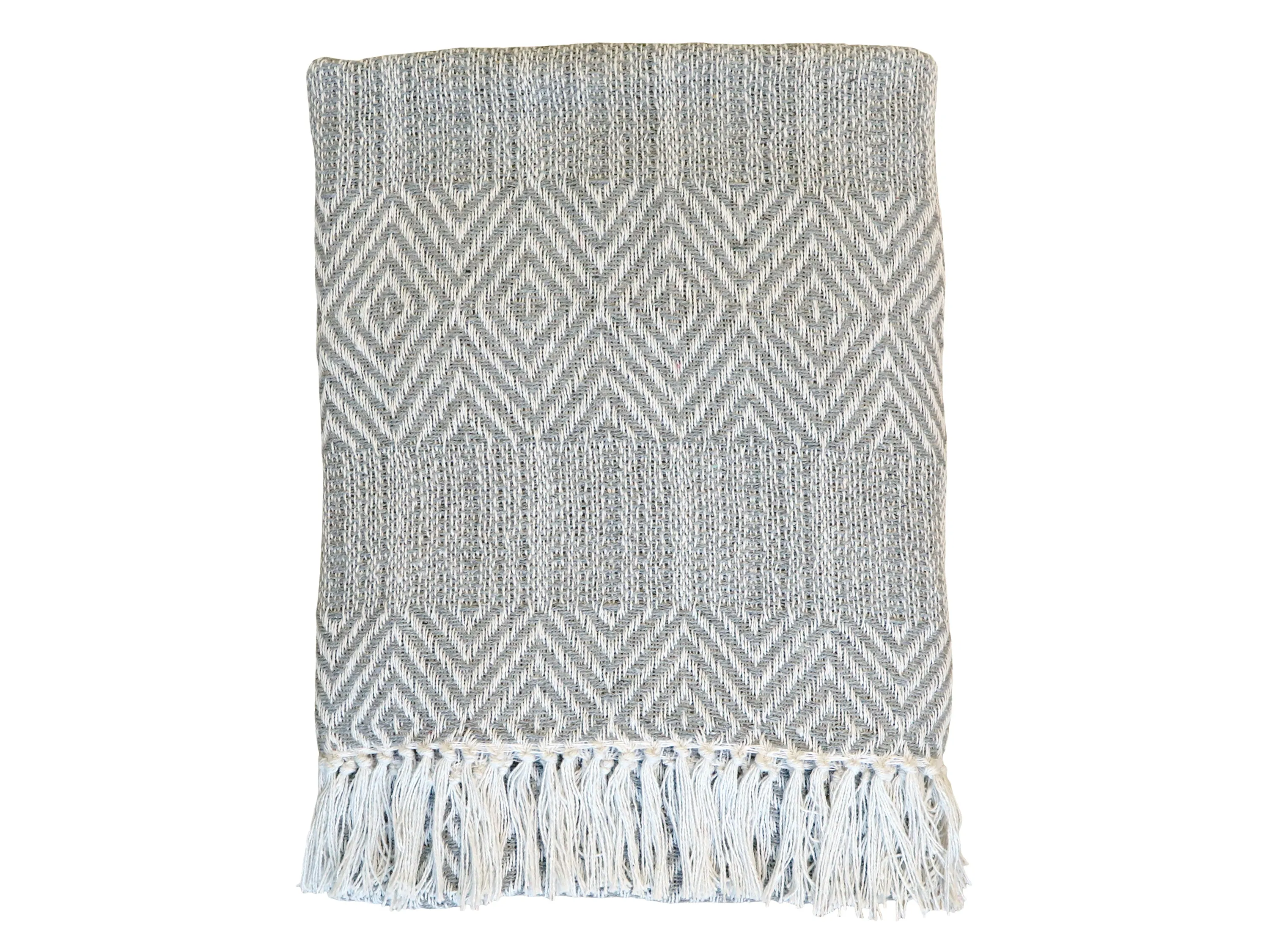 Cotton Throw - Grey