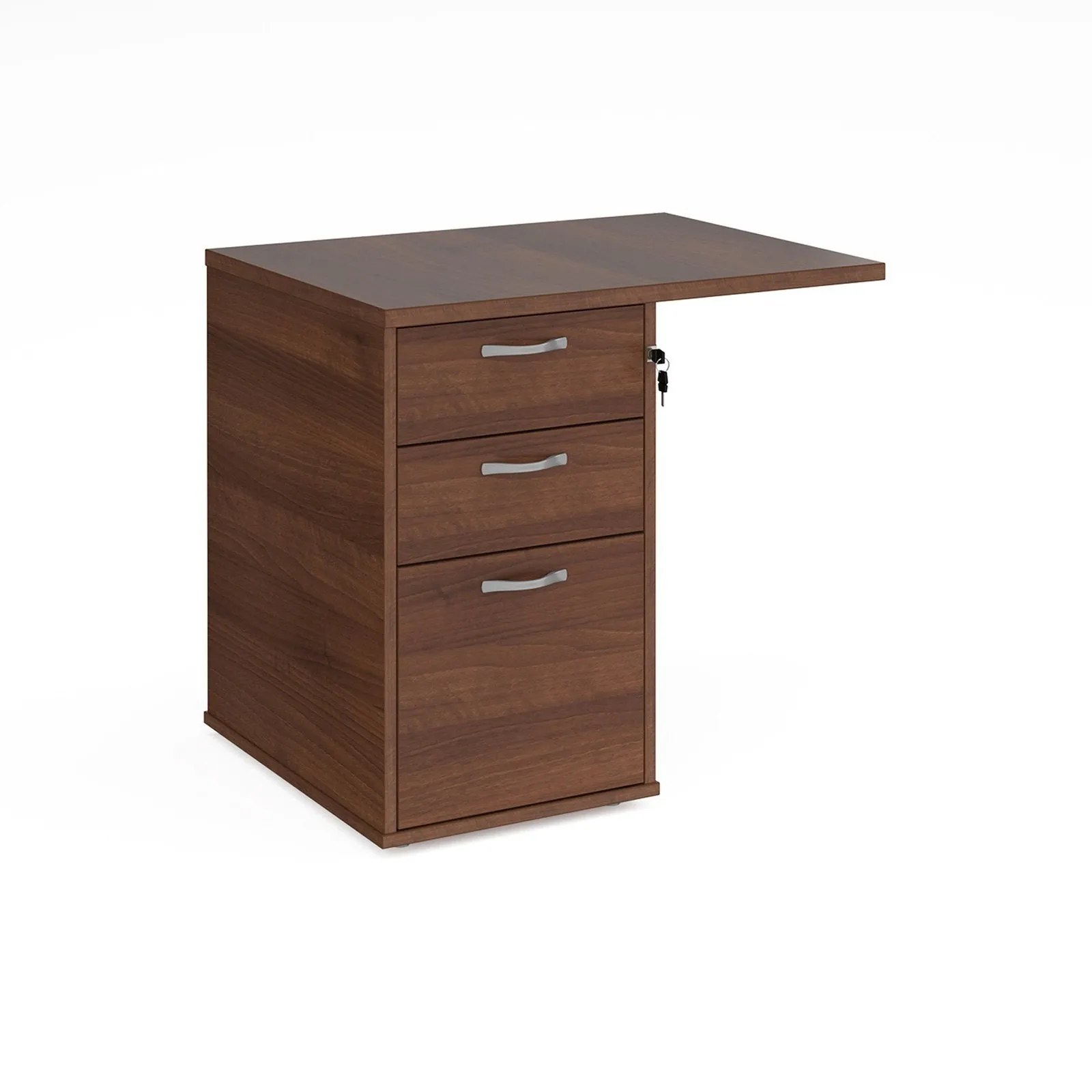 Desk high 3 drawer pedestal