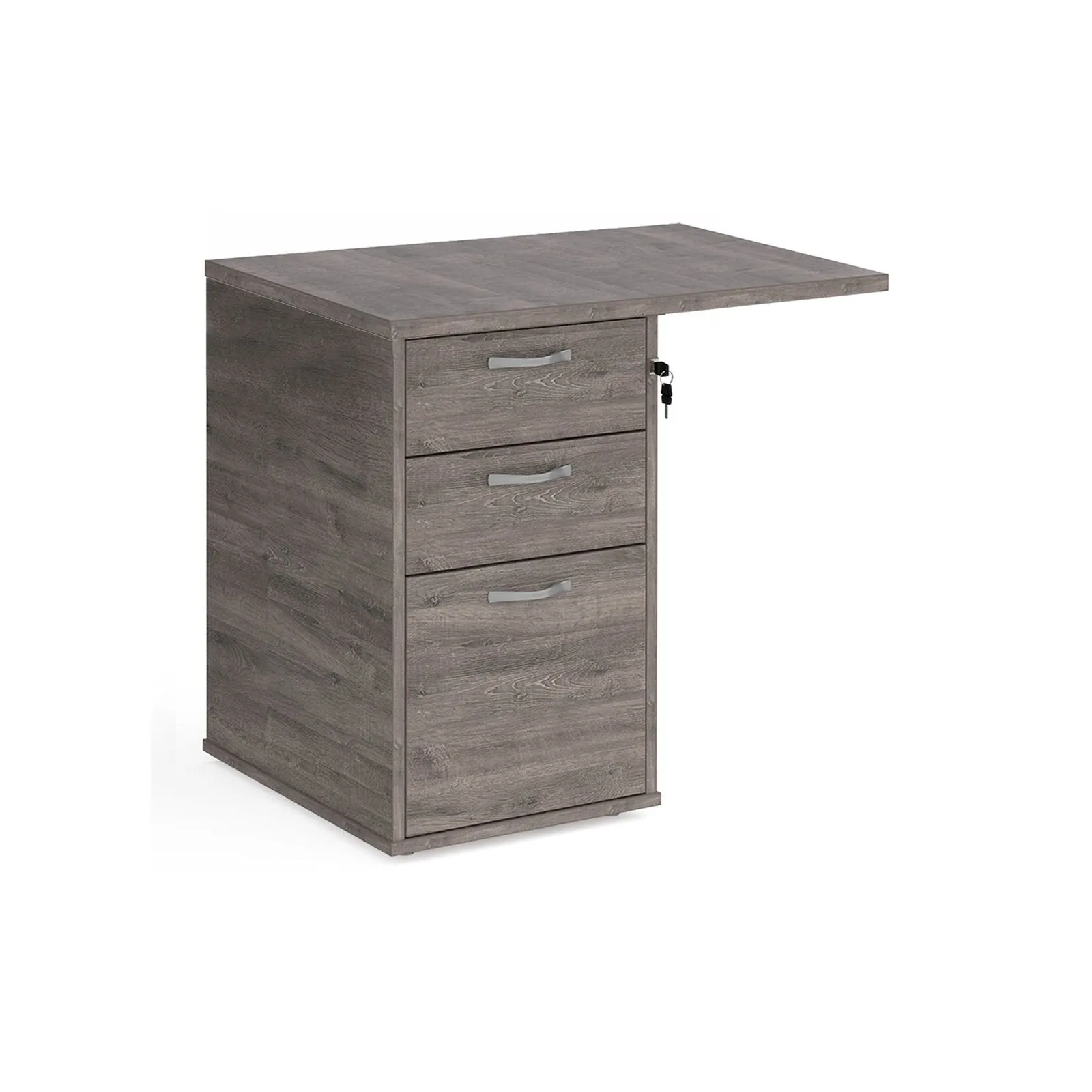 Desk high 3 drawer pedestal