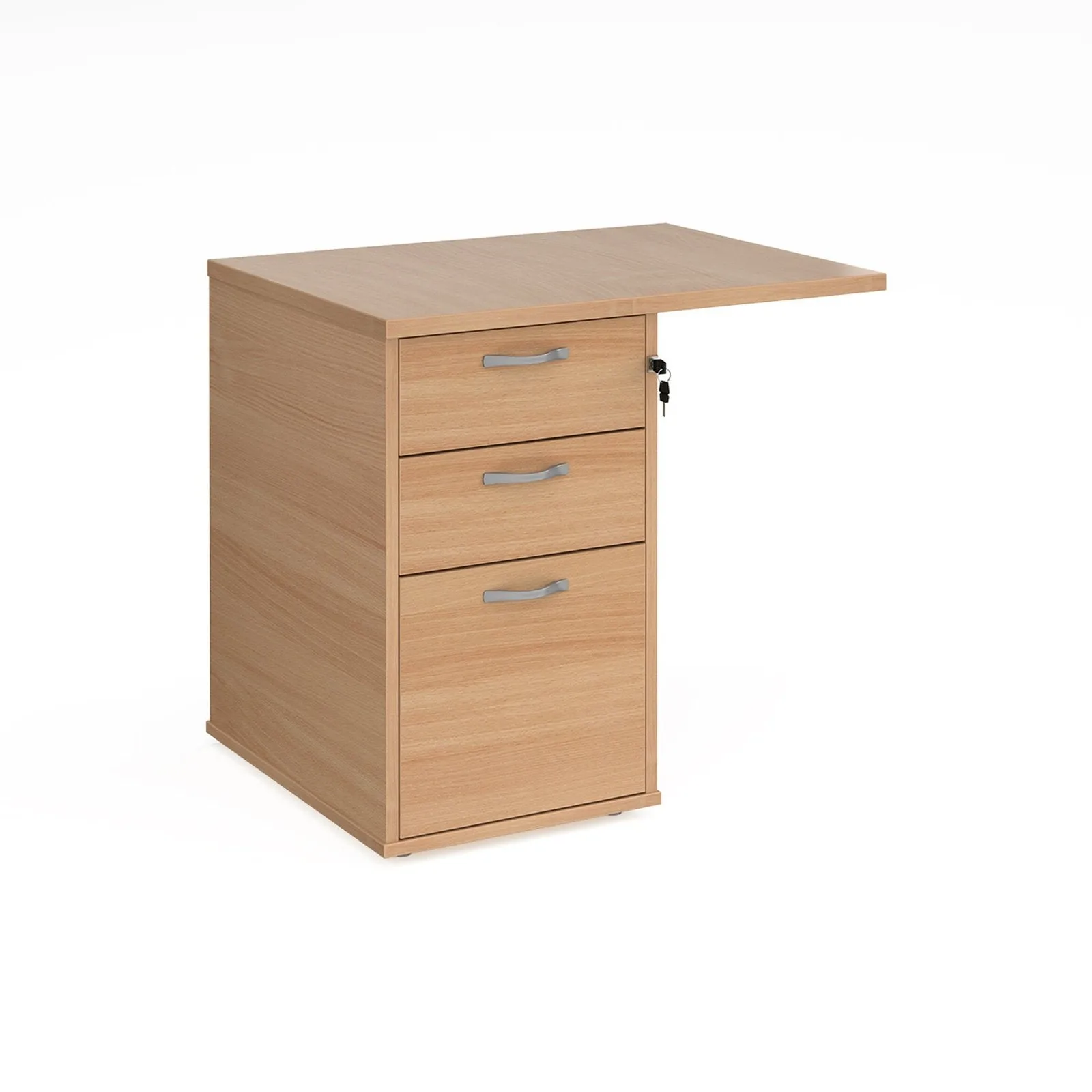 Desk high 3 drawer pedestal