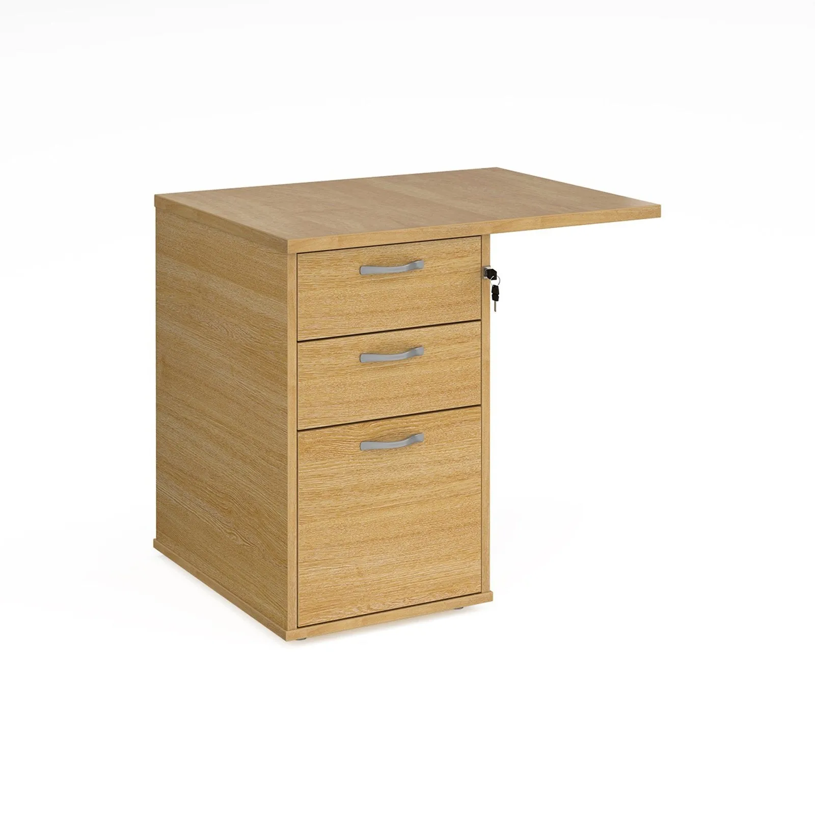 Desk high 3 drawer pedestal