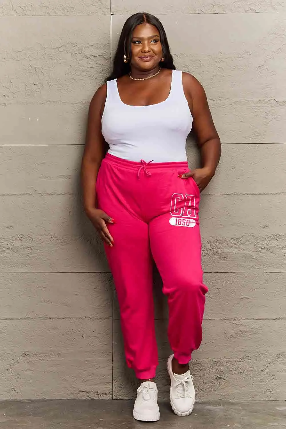 Full Size CA 1850 Graphic Joggers