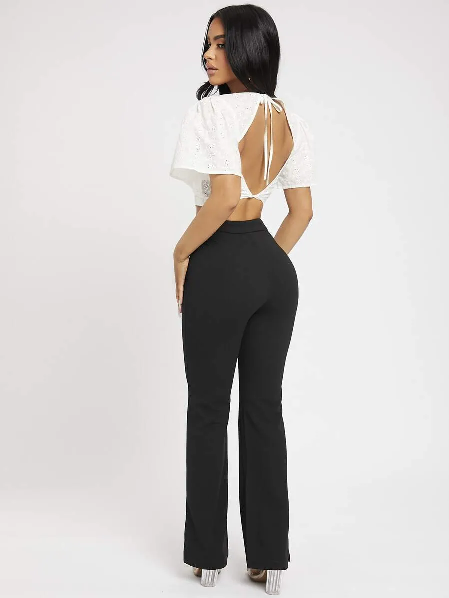 High Waist Flare Pants