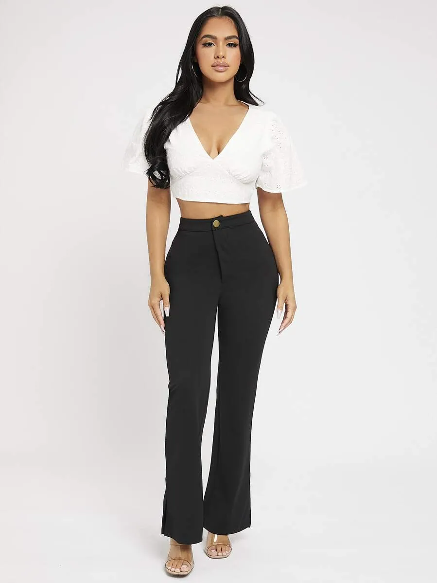 High Waist Flare Pants