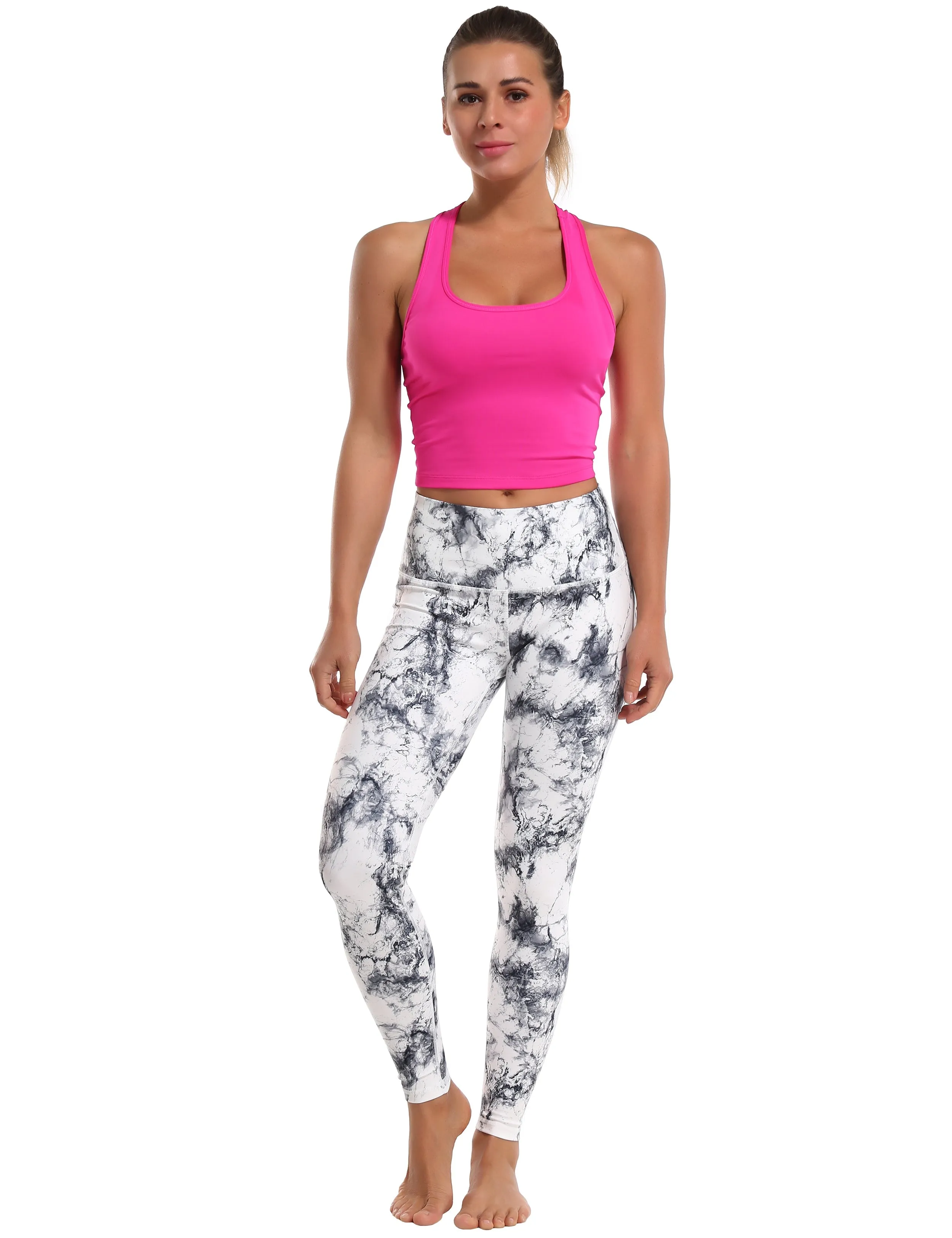 High Waist Yoga Pants arabescato_yoga