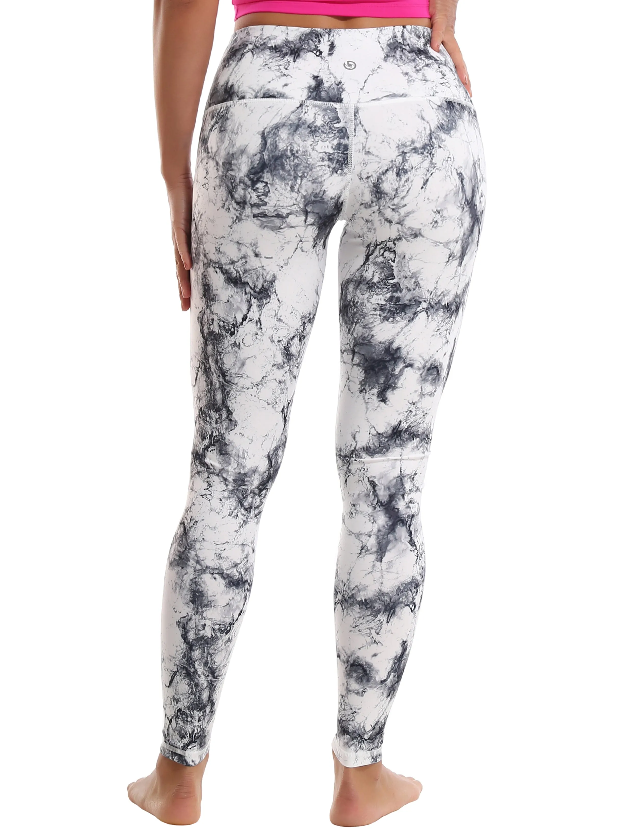 High Waist Yoga Pants arabescato_yoga
