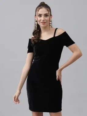 Indian Velvet Mini Bodycon Dress