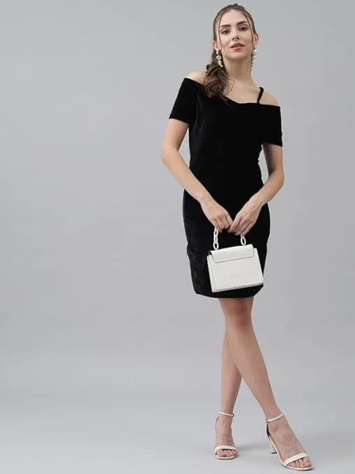 Indian Velvet Mini Bodycon Dress