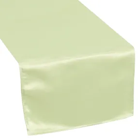 Lamour Satin Table Runner - Sage Green