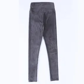 Leather pants High Waist