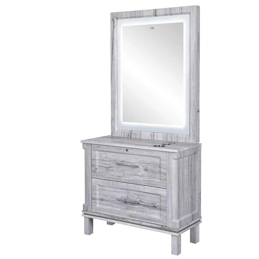 LED Beauty Salon station stying unit Langley