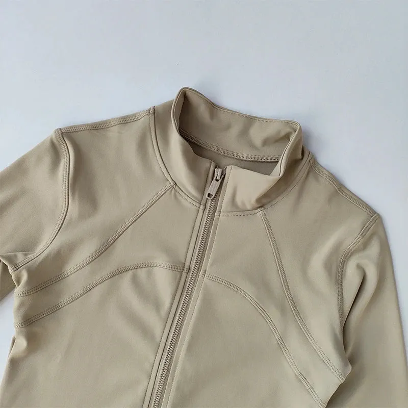 Long Sleeved yoga gym Sports Jacket