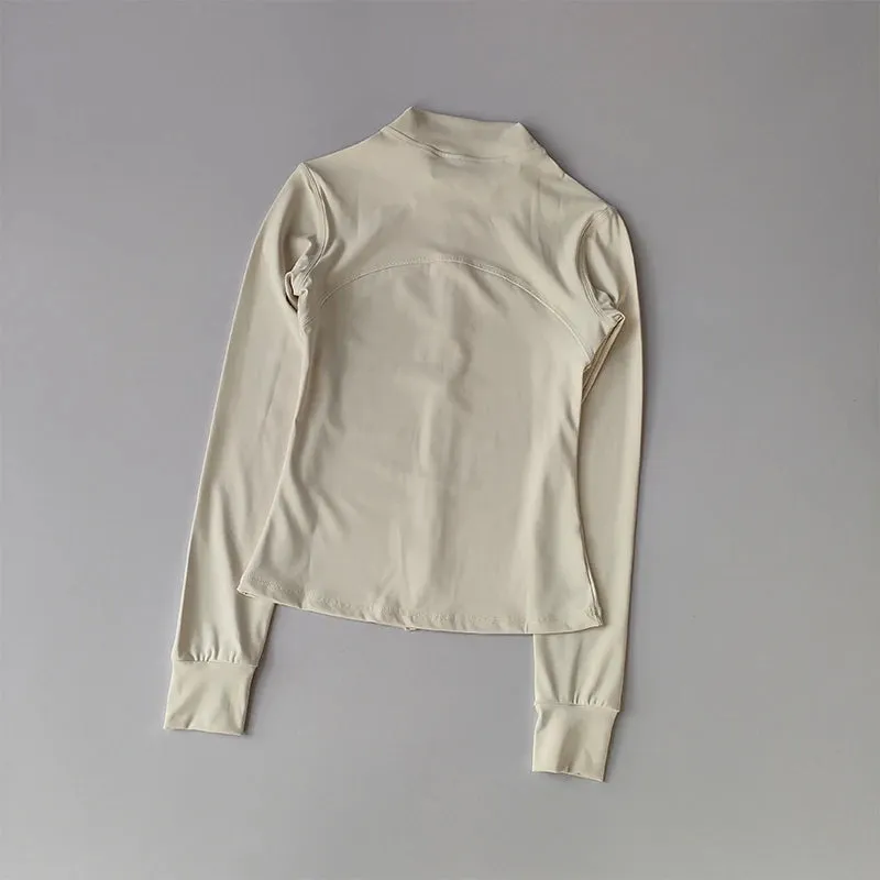 Long Sleeved yoga gym Sports Jacket