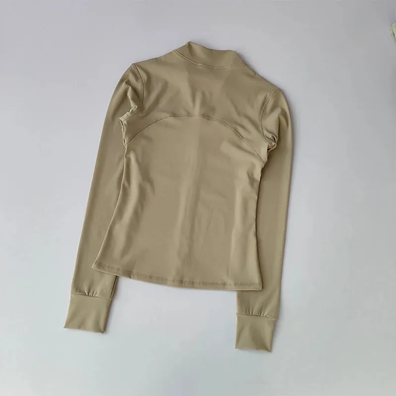 Long Sleeved yoga gym Sports Jacket