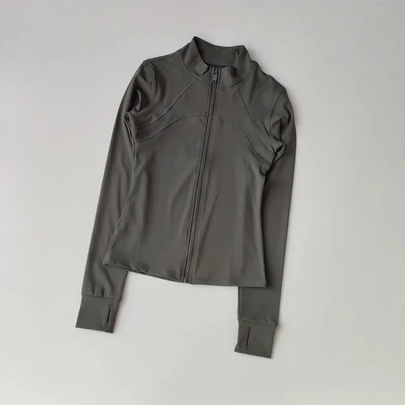 Long Sleeved yoga gym Sports Jacket