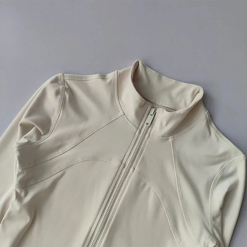 Long Sleeved yoga gym Sports Jacket