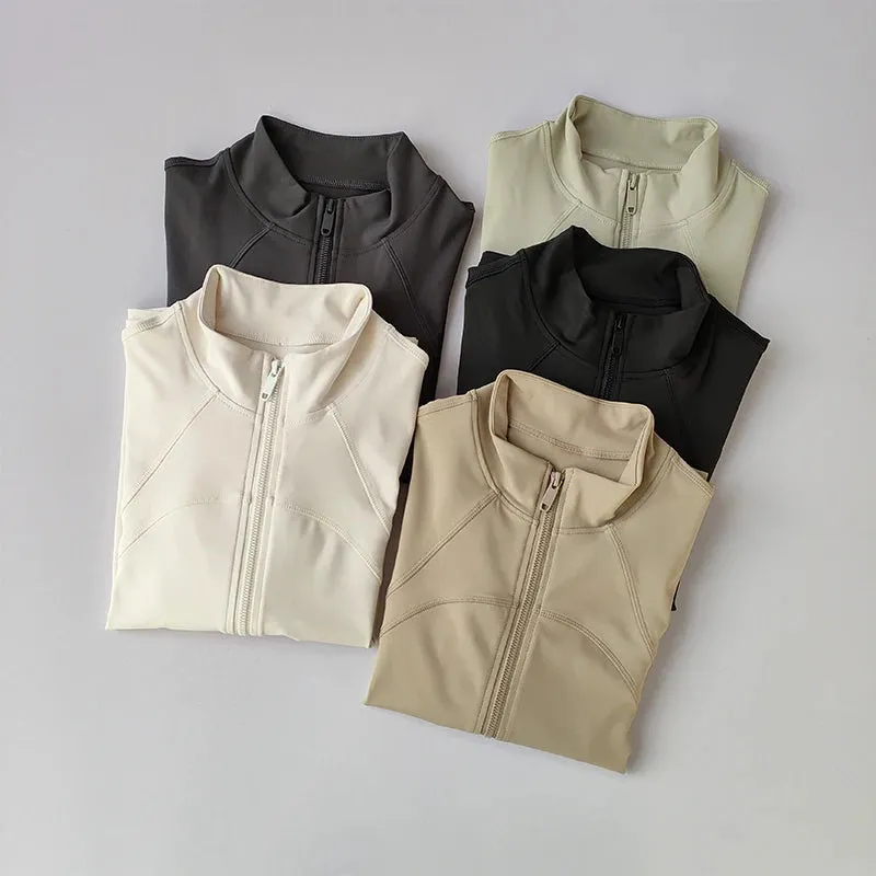 Long Sleeved yoga gym Sports Jacket