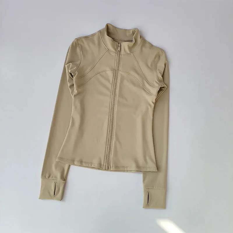 Long Sleeved yoga gym Sports Jacket