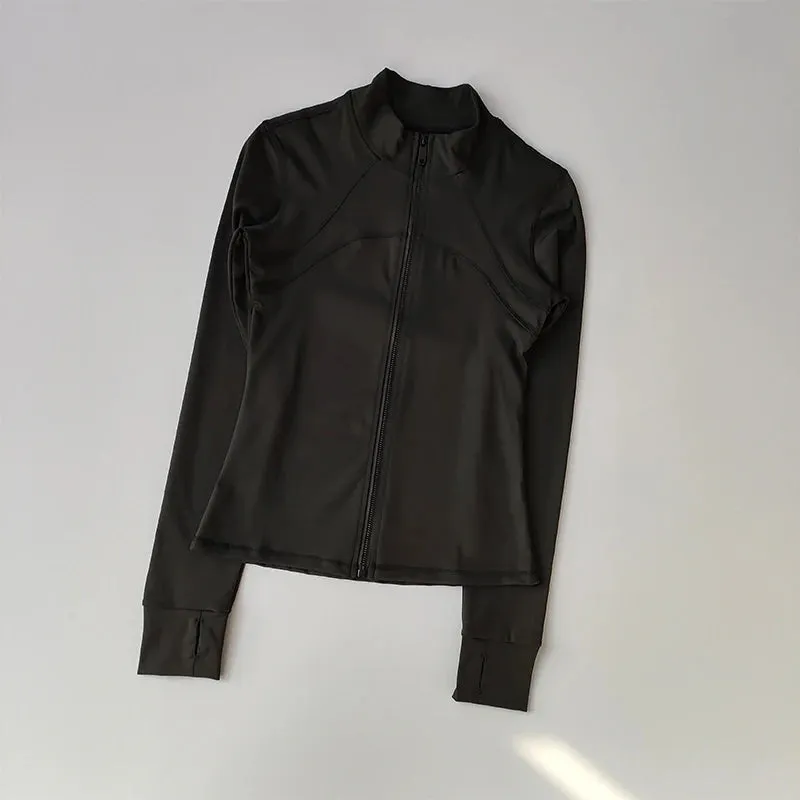 Long Sleeved yoga gym Sports Jacket