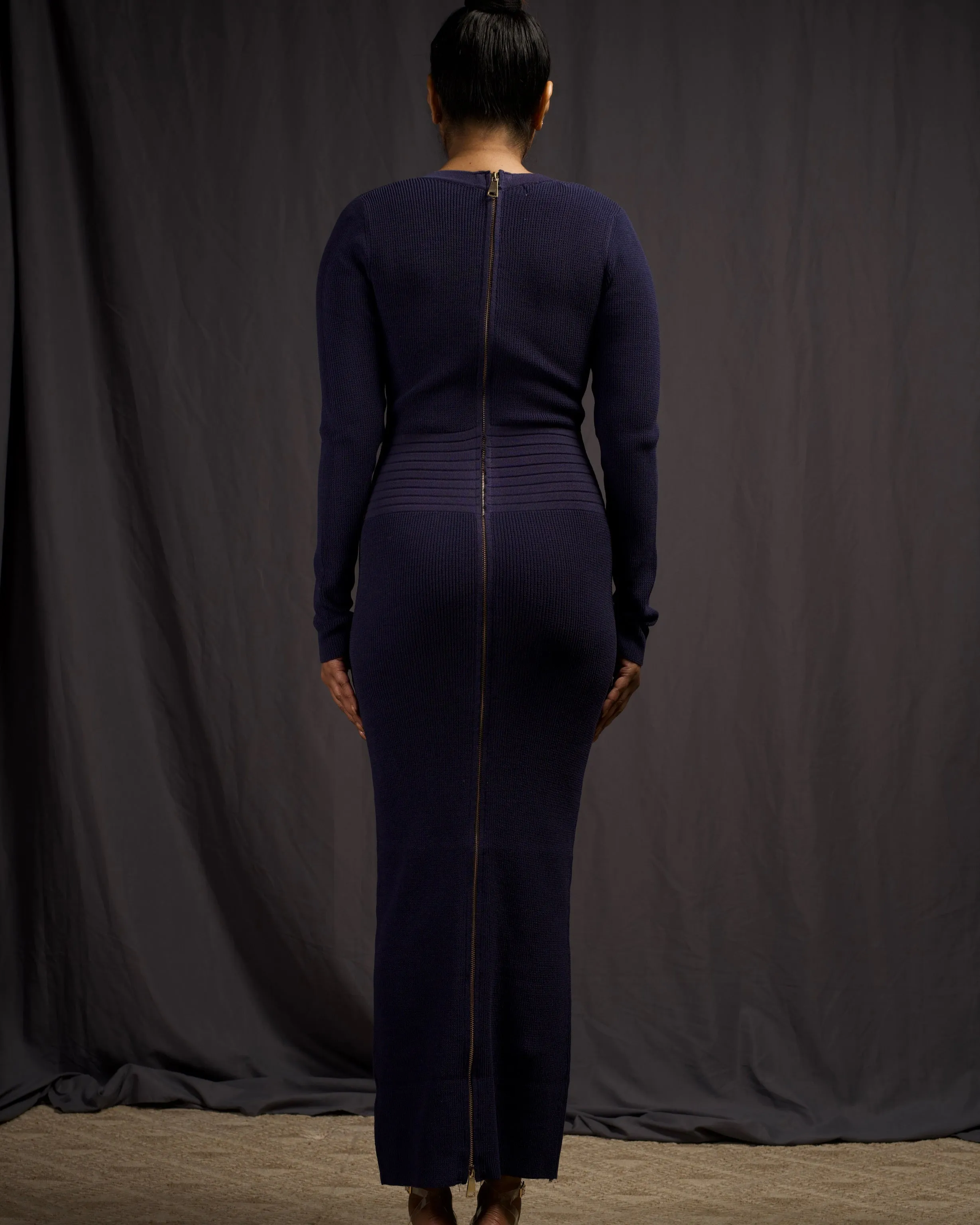 Lusine Knit Dress Blue