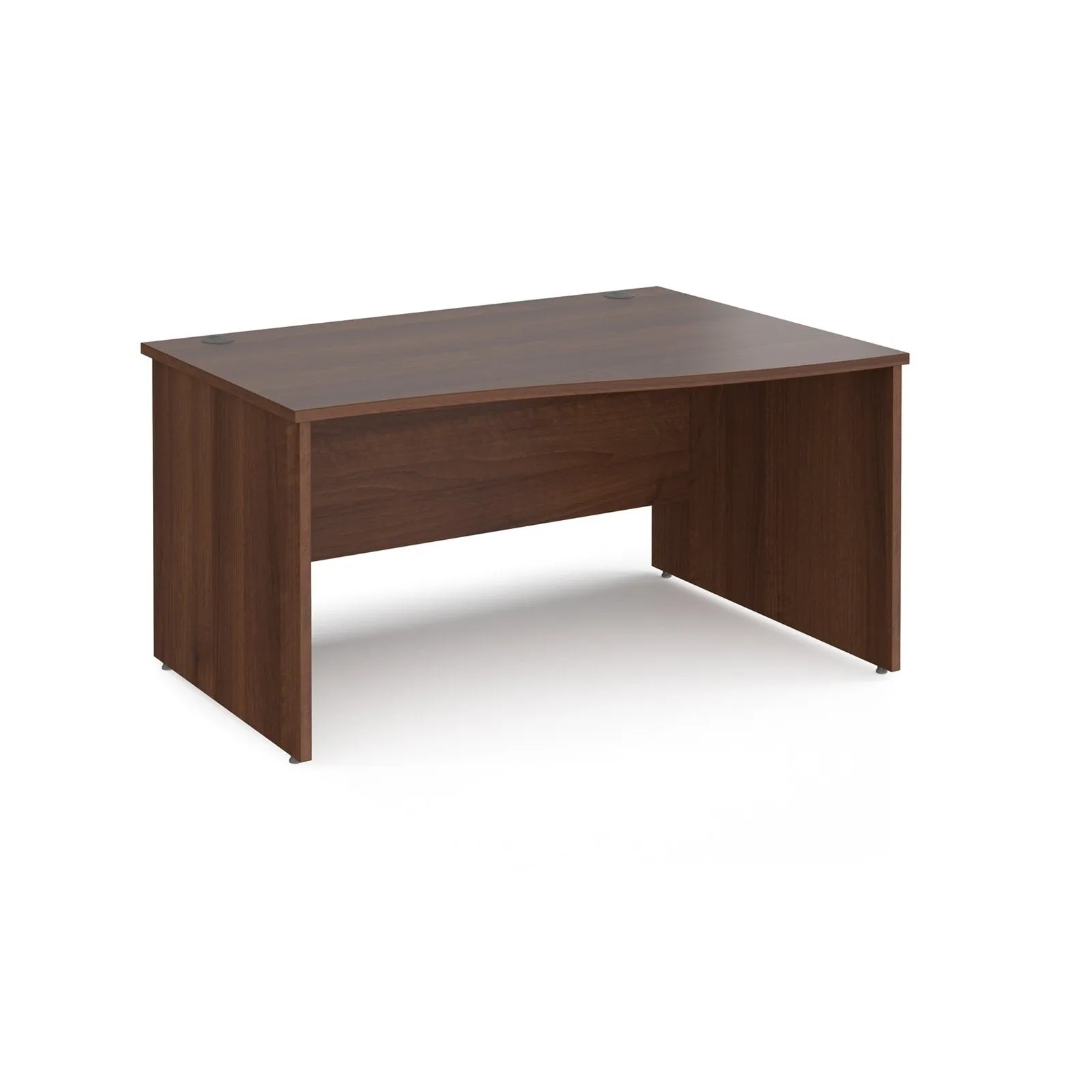 Maestro 25 panel leg right hand wave desk