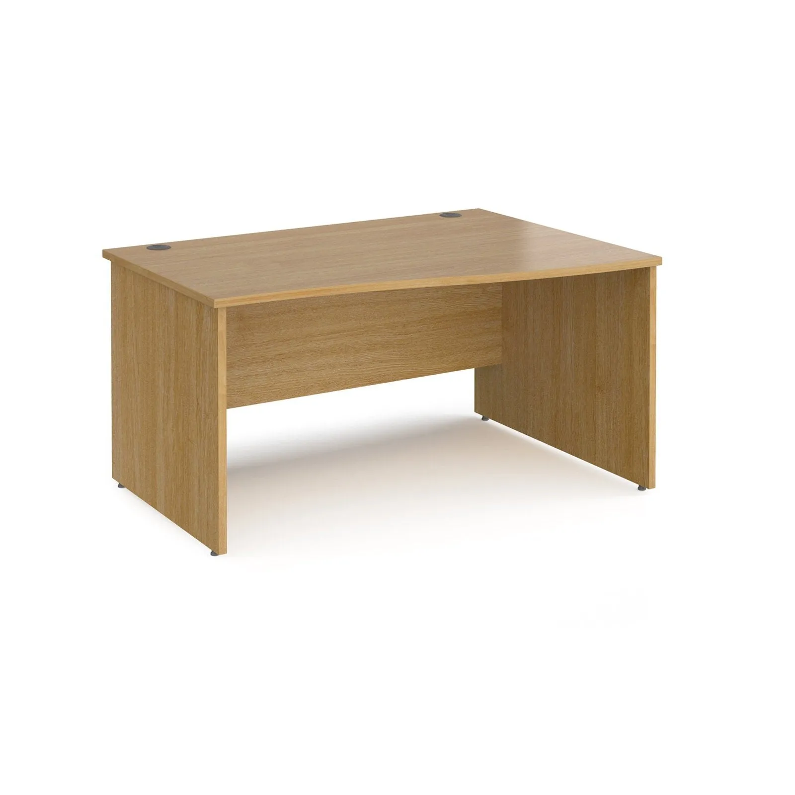 Maestro 25 panel leg right hand wave desk