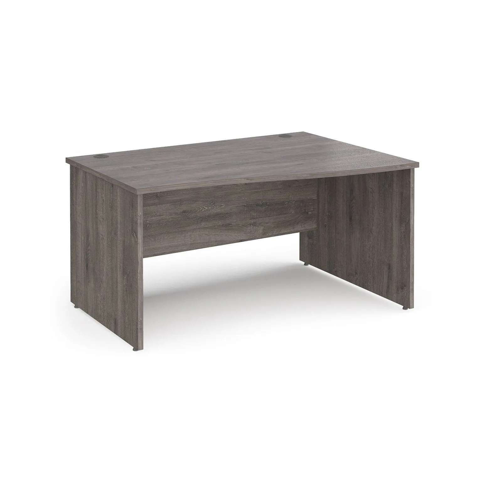 Maestro 25 panel leg right hand wave desk