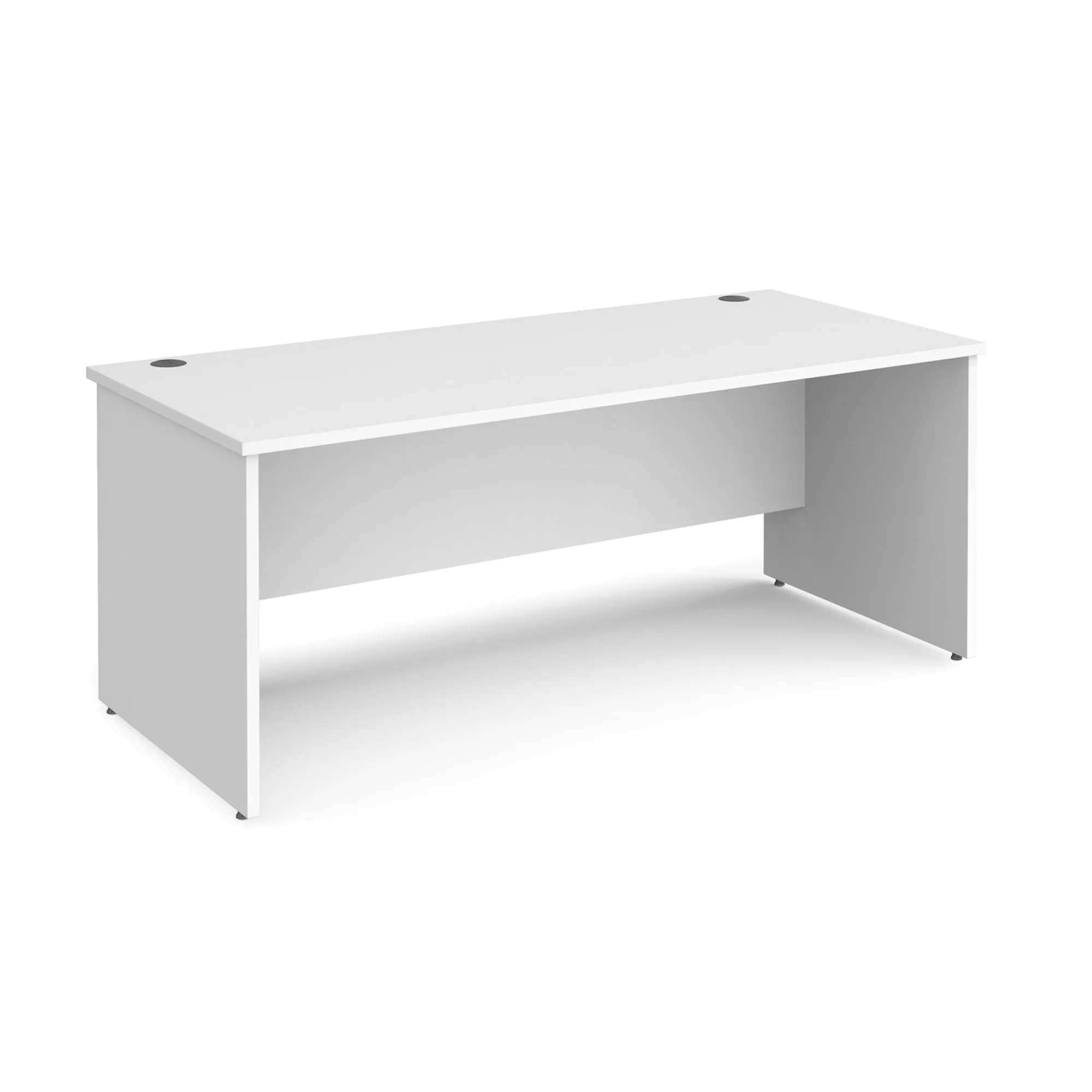 Maestro 25 panel leg straight desk 800 deep