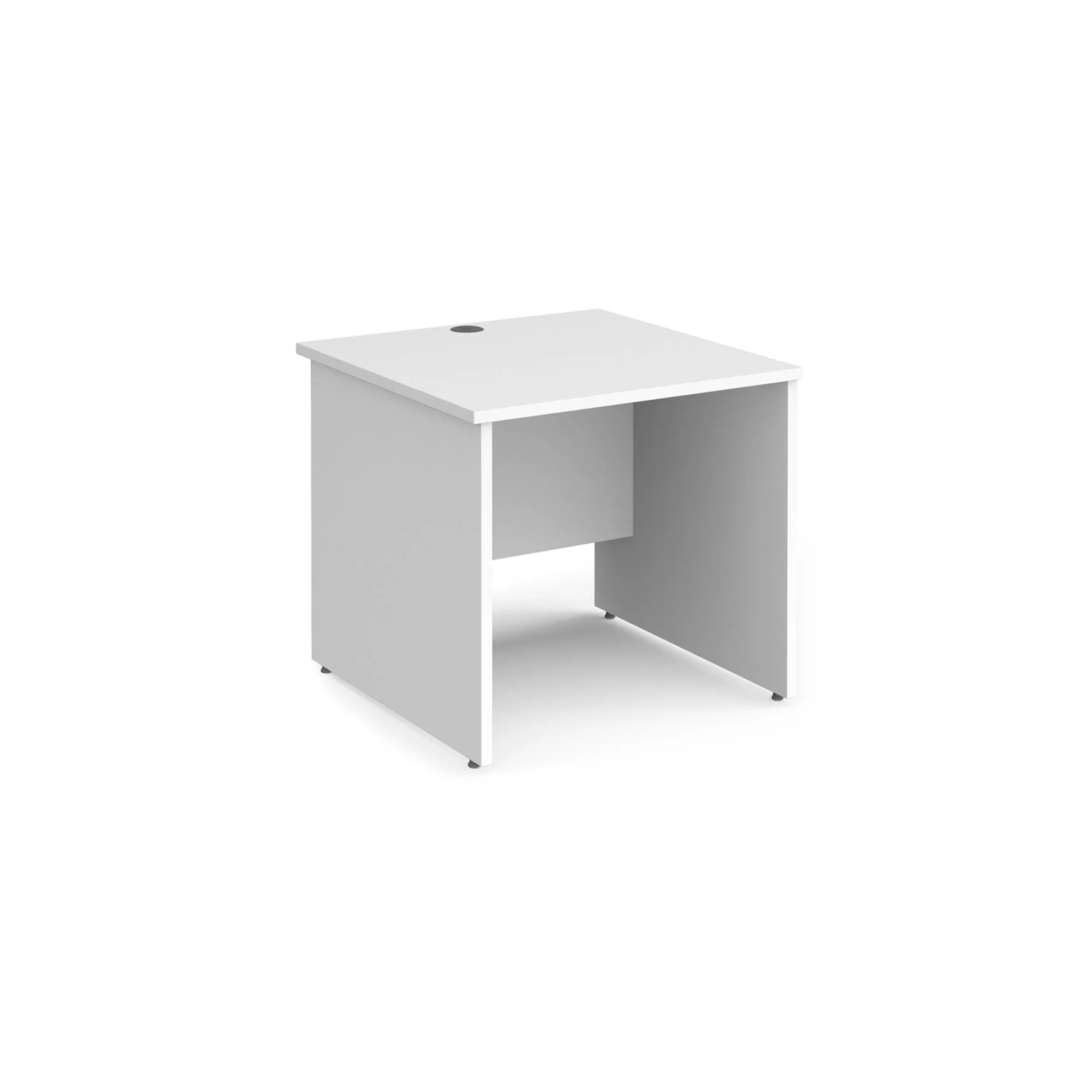 Maestro 25 panel leg straight desk 800 deep