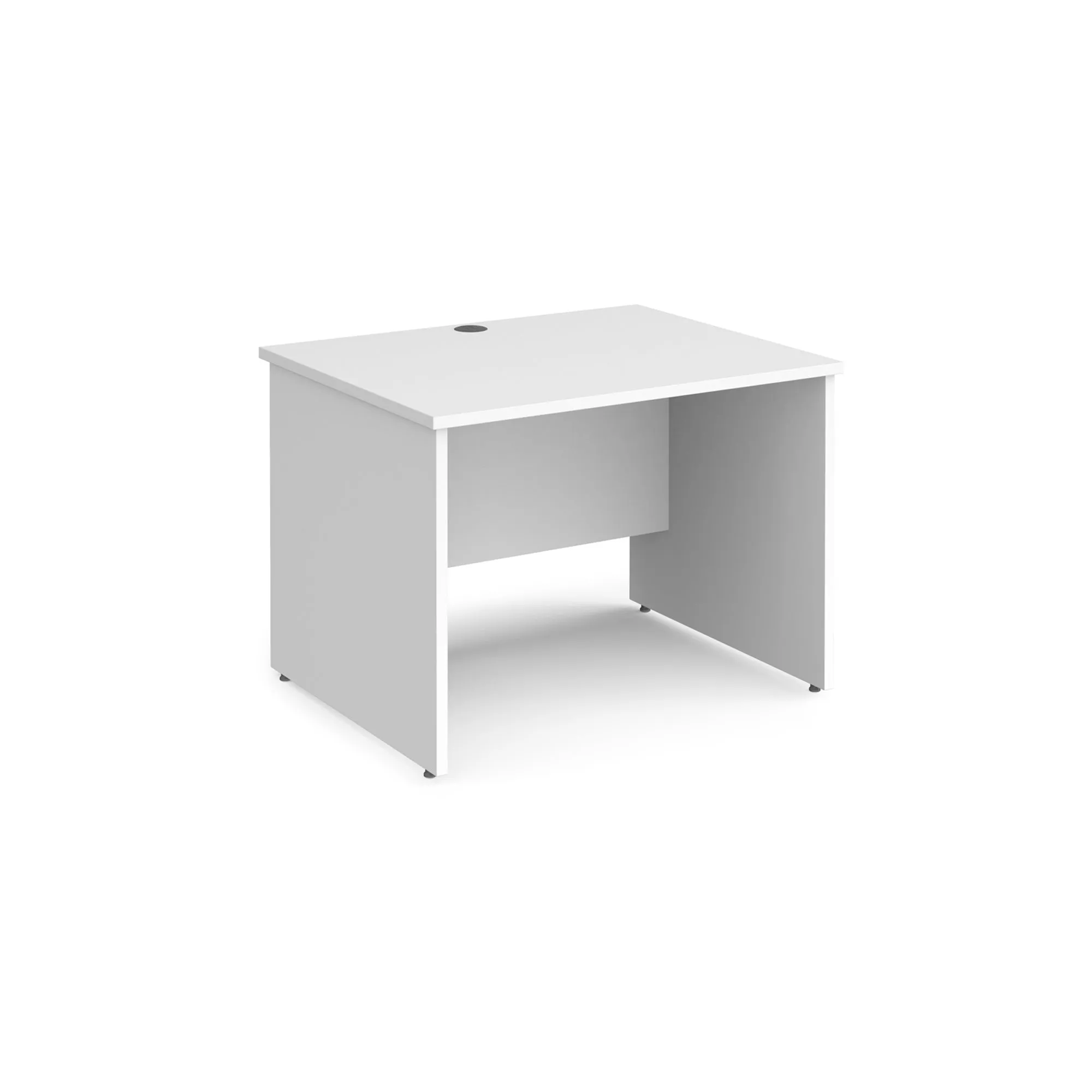Maestro 25 panel leg straight desk 800 deep