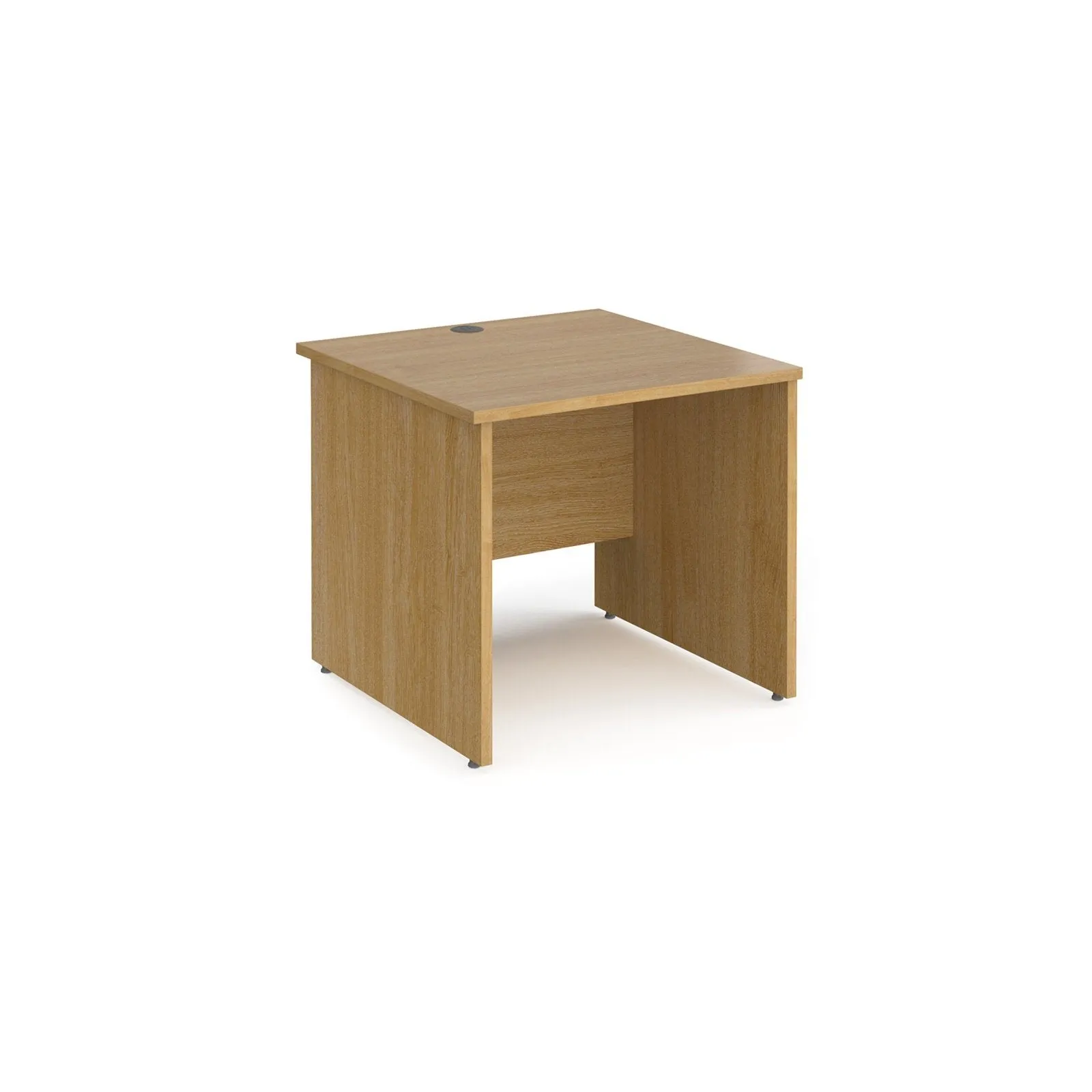 Maestro 25 panel leg straight desk 800 deep