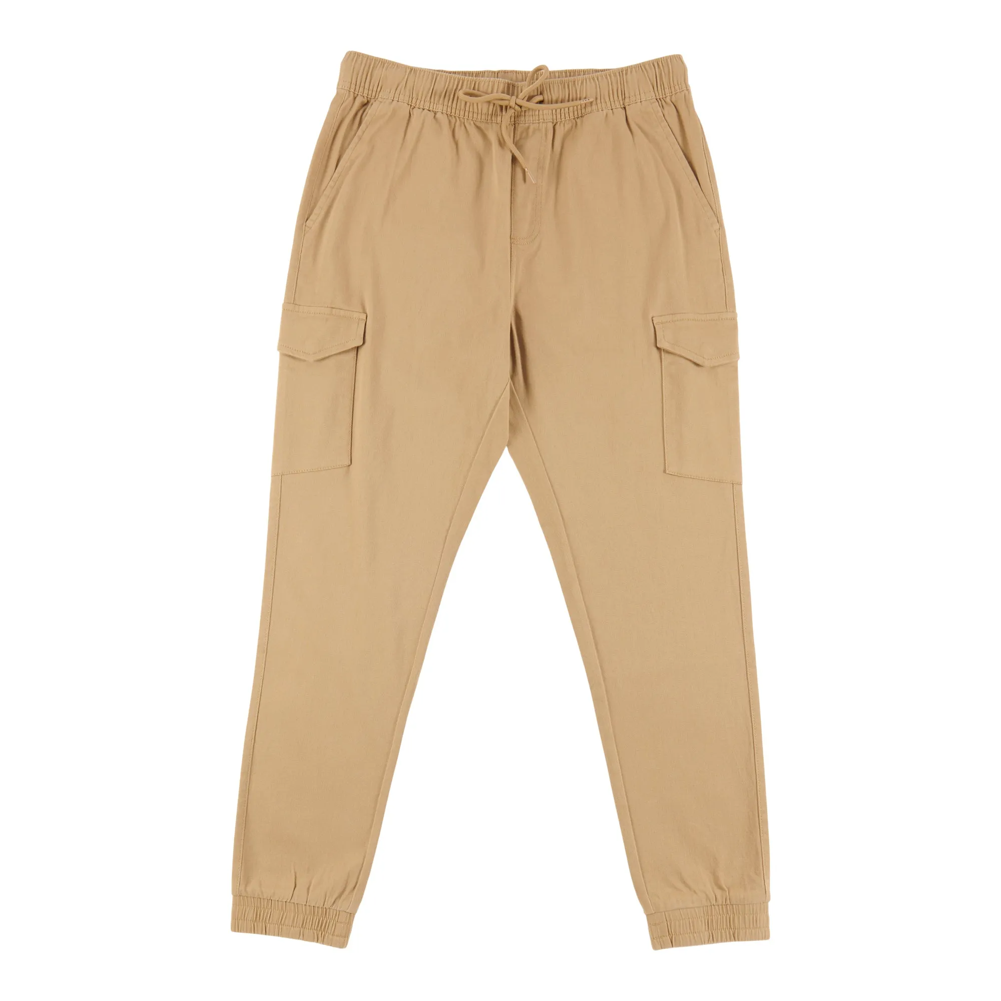 Mountain Ridge Men's Solid Cargo Joggers
