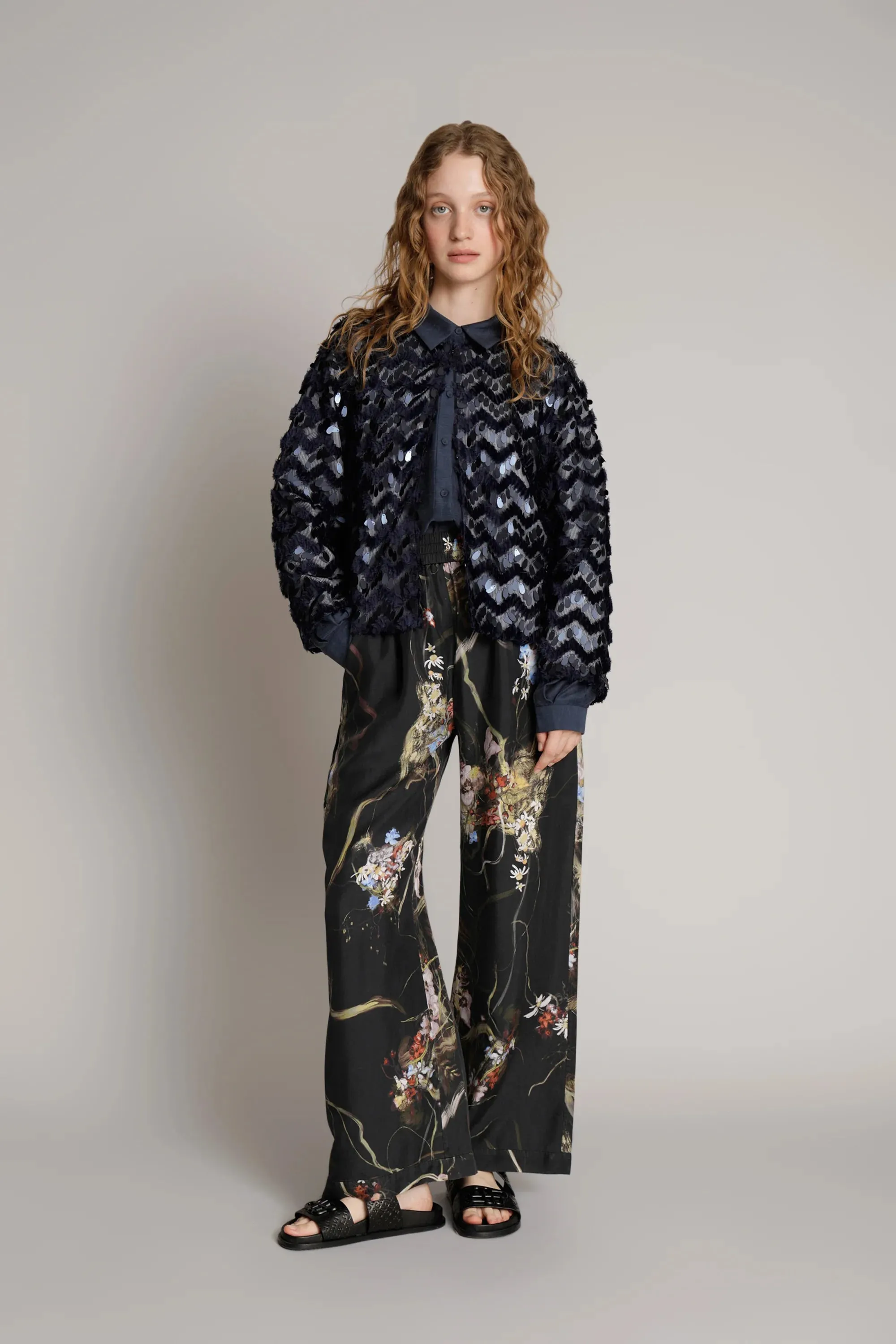 MUNTHE Moolini Embellished Jacket - Navy