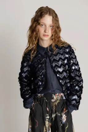 MUNTHE Moolini Embellished Jacket - Navy