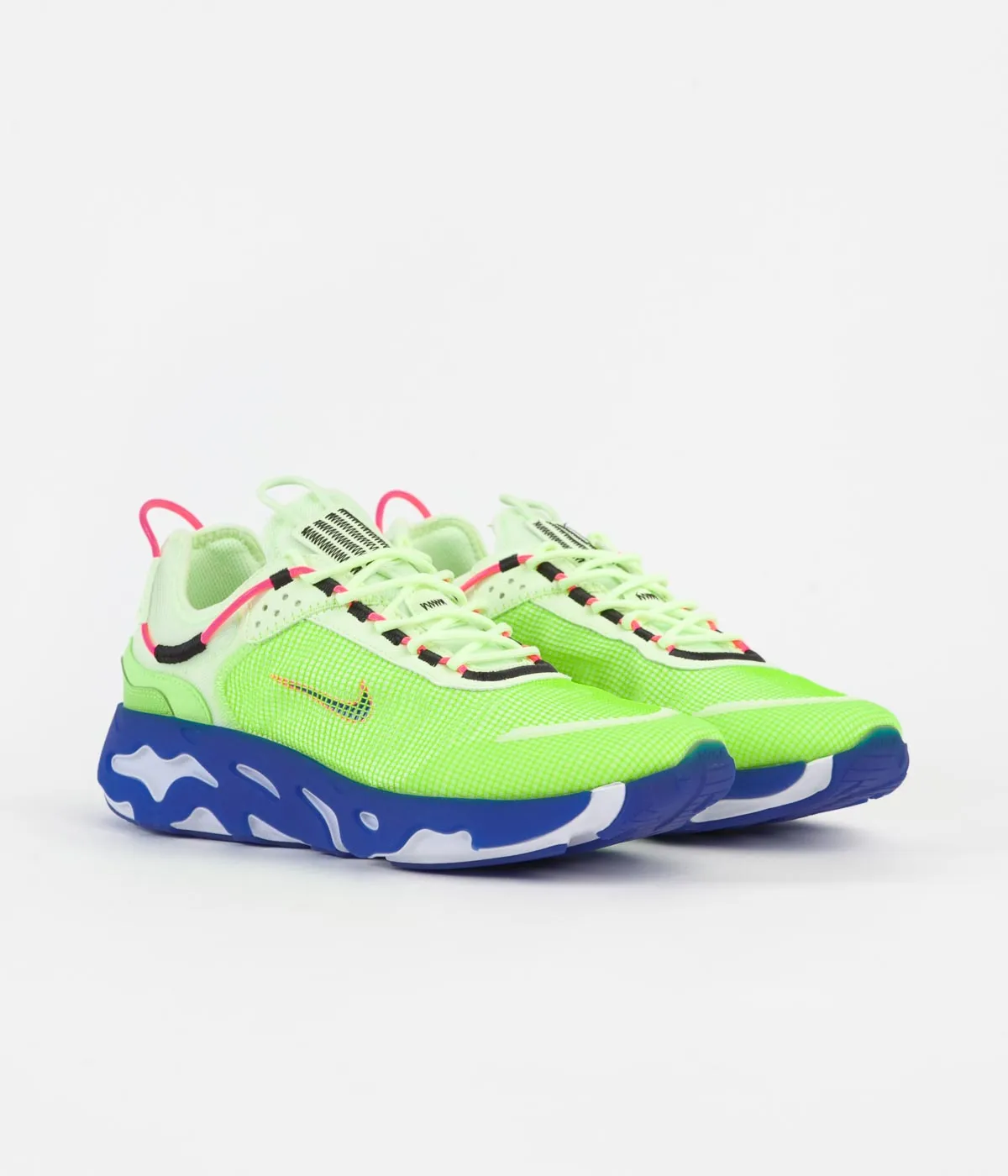 Nike React Live Premium Shoes - Barely Volt / Hyper Royal - Electric Green
