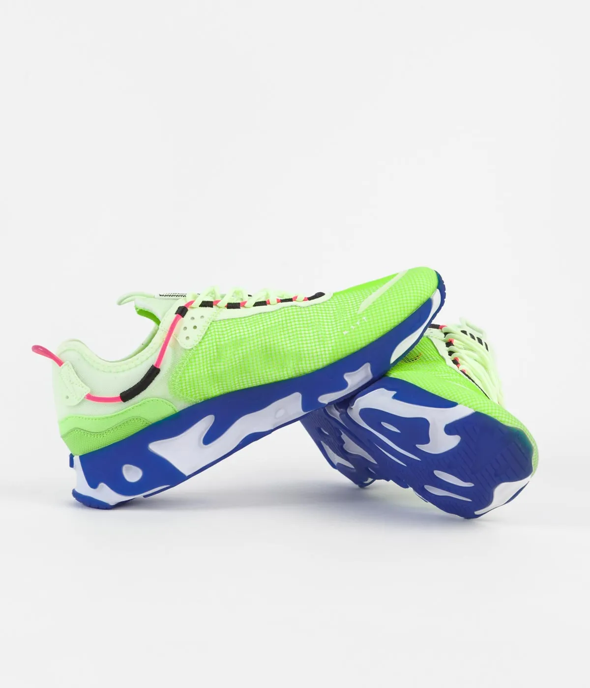 Nike React Live Premium Shoes - Barely Volt / Hyper Royal - Electric Green