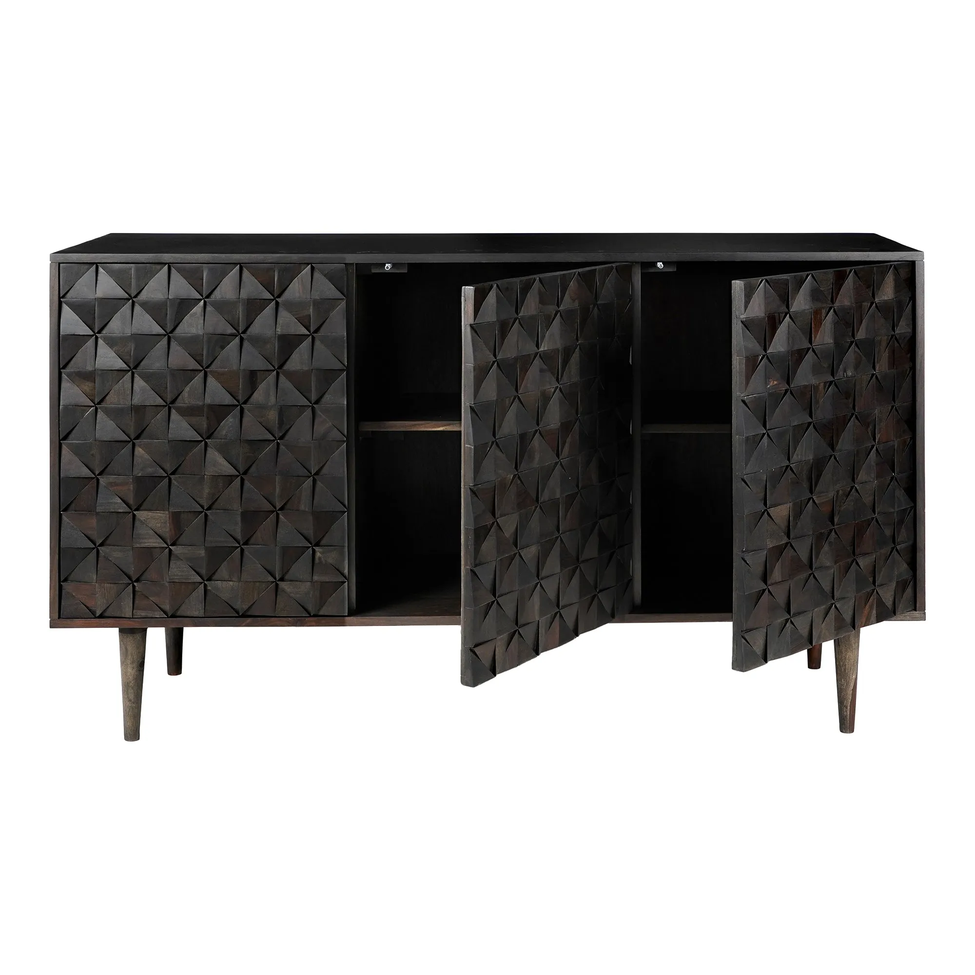 Pablo 3 Door Sideboard Black
