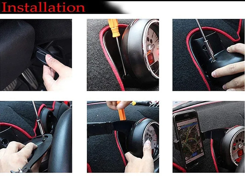 Phone Holder for BMW MINI Countryman R60 Cooper S R61 Wireless Charging Cell Phone Support HUD Stand Auto Accessories
