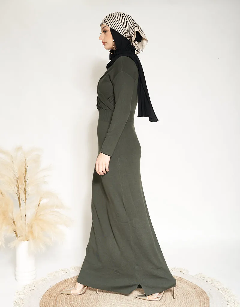 Roojed Waist Knit Dress