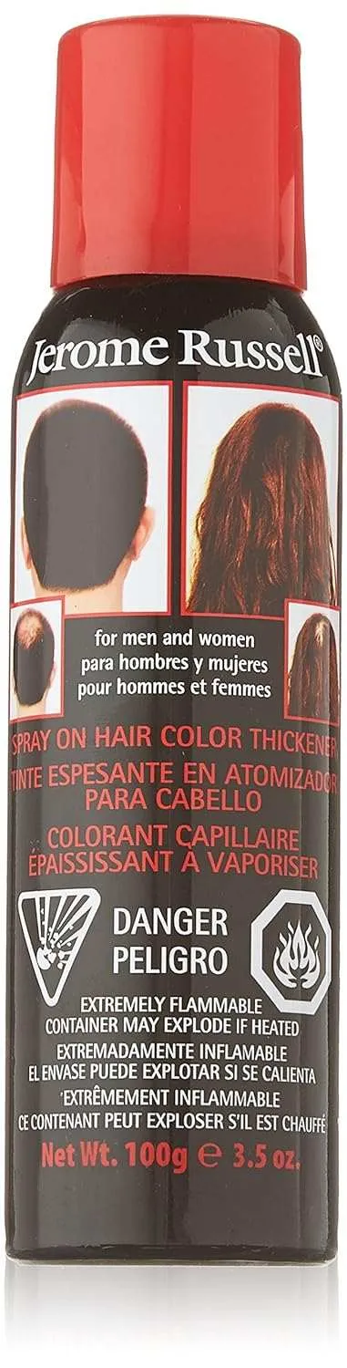 Silver Gray Spray-On Hair Thickener